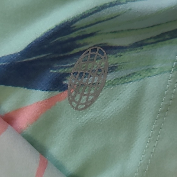 Reel Legends Tropical Leaf Print Mock Wrap Skirt size XL - Picture 6 of 6